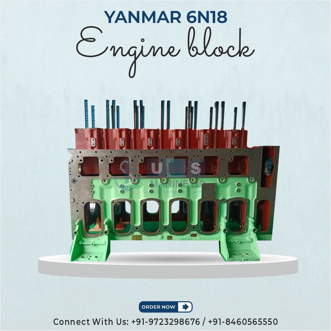 Yanmar 6N18 engine block - Engine Block - UTS Marine LLP