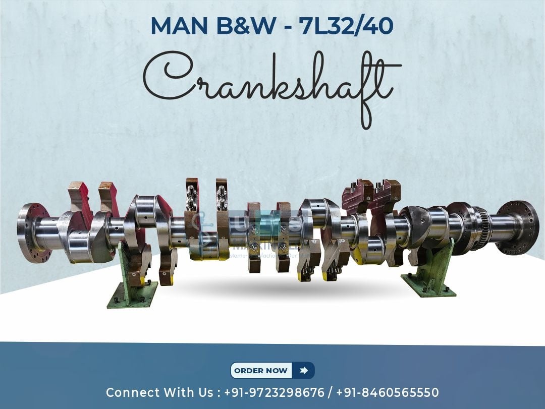 MAN B&W 7L32/40 Crankshaft