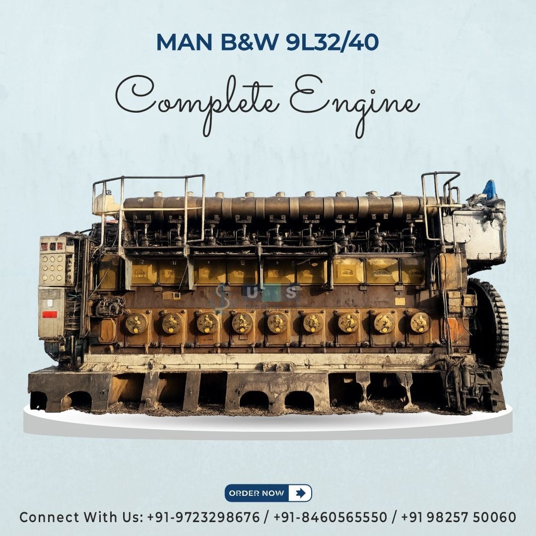 MAN B&W 9L32/40 Complete Engine | OEM Marine Diesel Engine Supplier