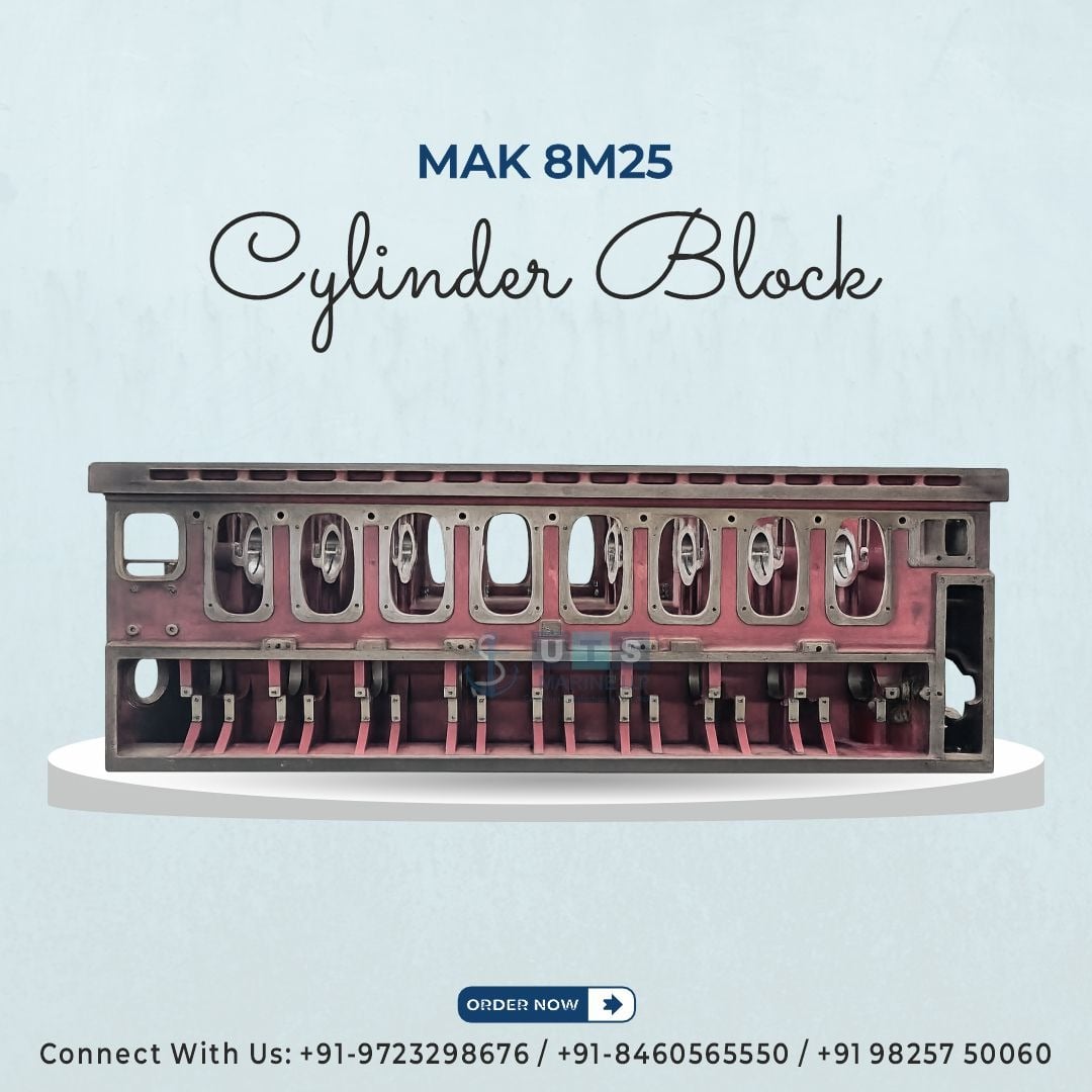 MAK 8M25 Cylinder Block Supplier | GENUINE MARINE SPARE PARTS - Uncategorized - UTS Marine LLP