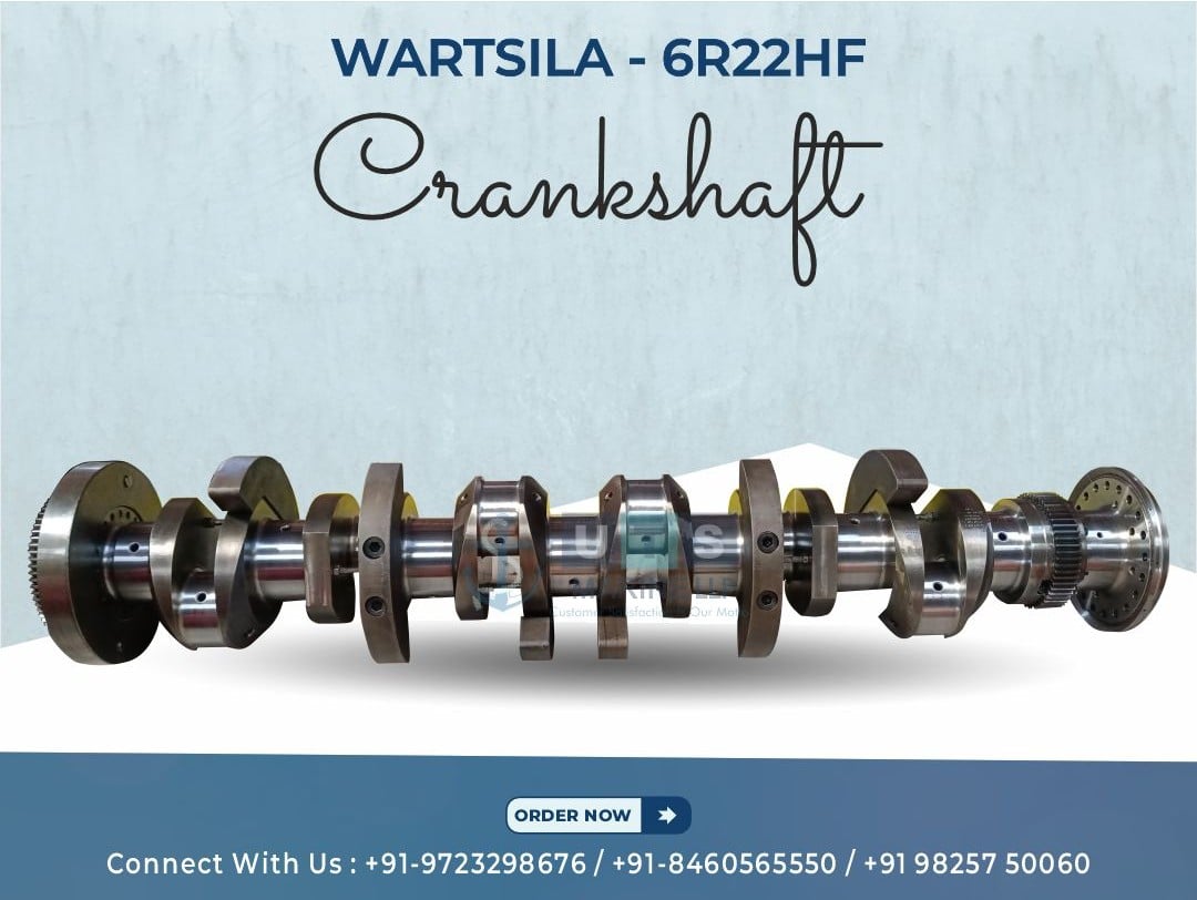 Genuine Wartsila 6R22HF Crankshaft | Marine Spare Parts