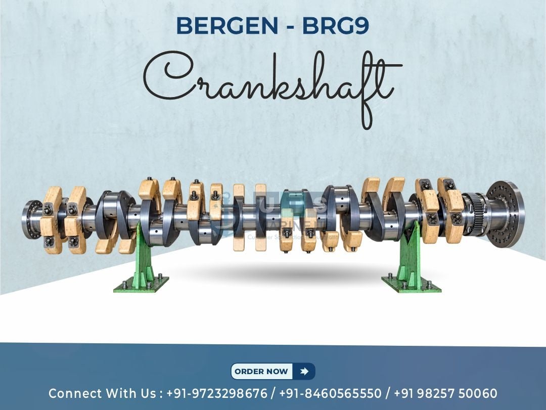 Genuine Bergen BRG9 Crankshaft | Marine Spare Parts