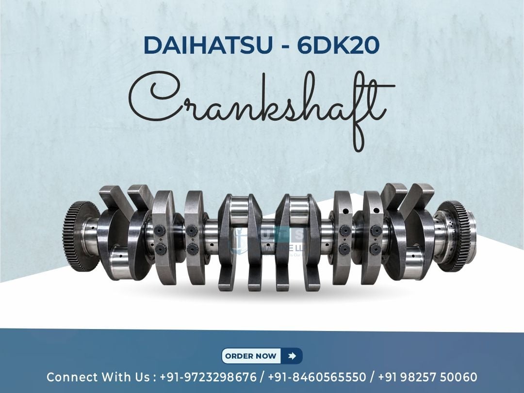 DAIHATSU 6DK20 Crankshaft | Marine & Power Generation Engine Parts
