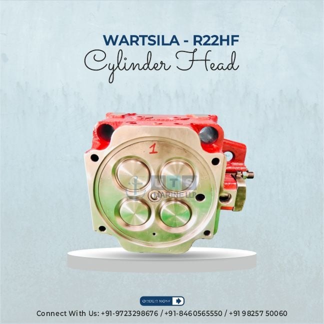Genuine WARTSILA R22HF Cylinder Head - Marine Spare Parts