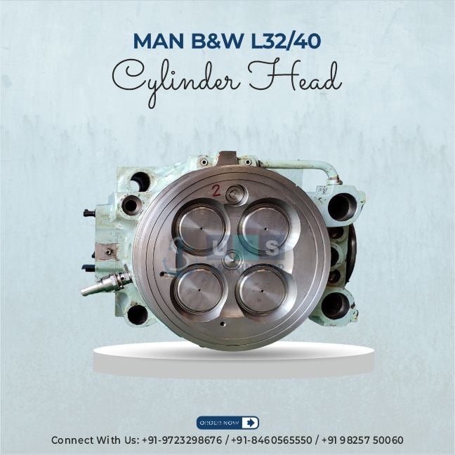 MAN B&W L32/40 Cylinder Head | Genuine Marine Spare Parts